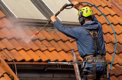 Démoussage et hydrofuge de toiture à Magnan